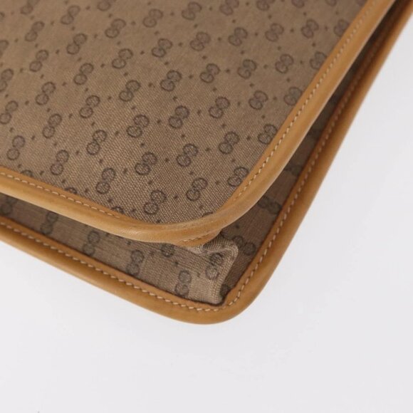 GUCCI Micro GG Supreme Web Sherry Line Bag PVC Beige - Picture 7 of 16